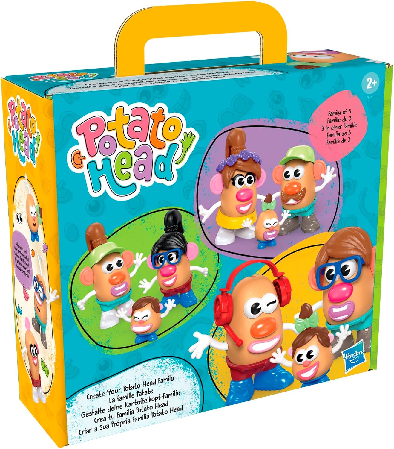 Potato Head Create Your Family Set with 44 Parts and Pieces, Creative 