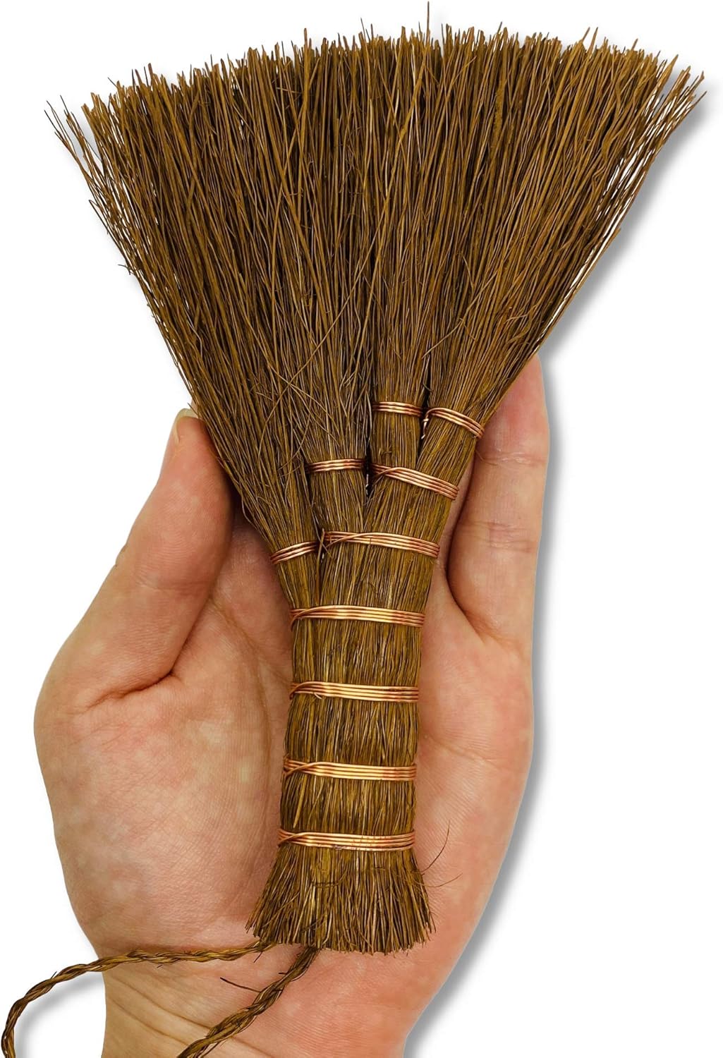 KAKURI Bonsai Broom Brush Large 6.3" Professional Gentle Big Broom, Japanese Bonsai Tool