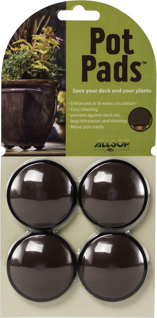 Allsop Home and Garden Pot Pads, Deck and Patio Protection with 3,000 