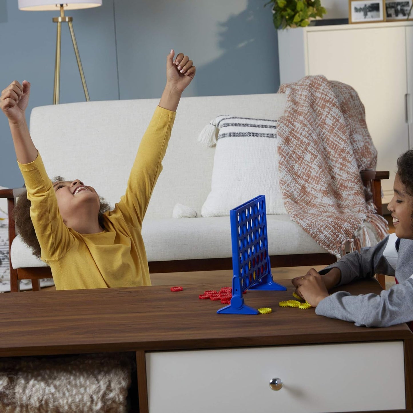 Hasbro Gaming Connect 4 Classic Grid, 4 in a Row Game, Strategy Board 