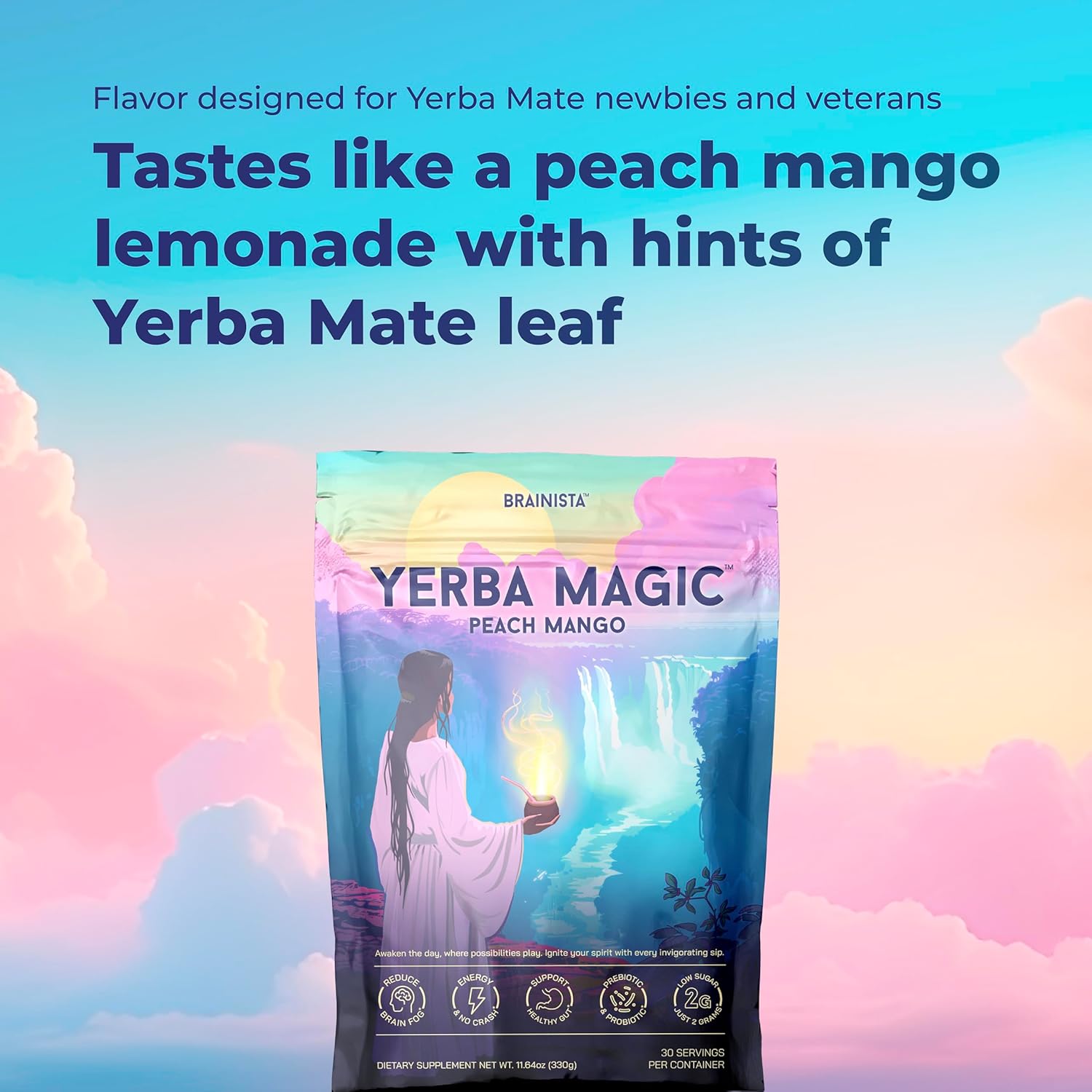 Yerba Magic – Yerba Mate Tea Instant Powder Super Drink with Nootropic