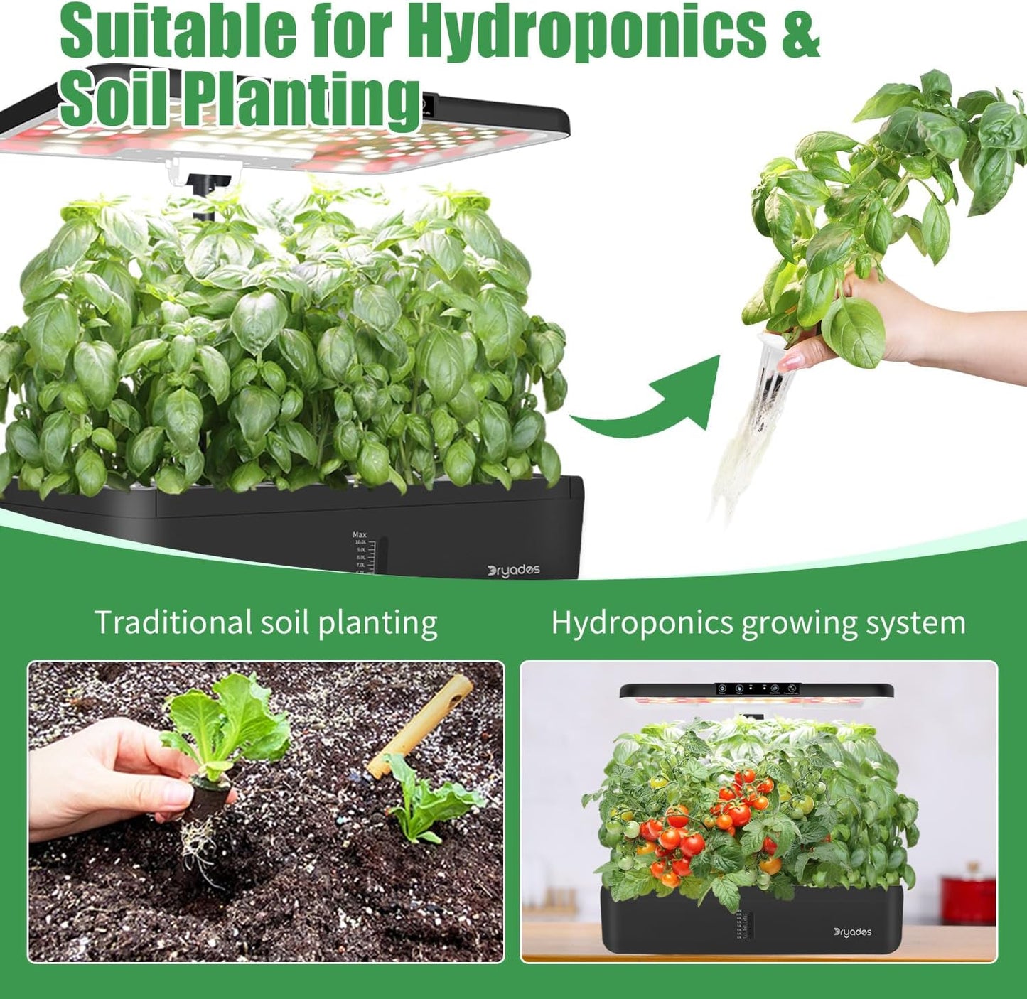 Seed Pod Kit Compatible with Aero Garden and All Brands - Grow Anythin