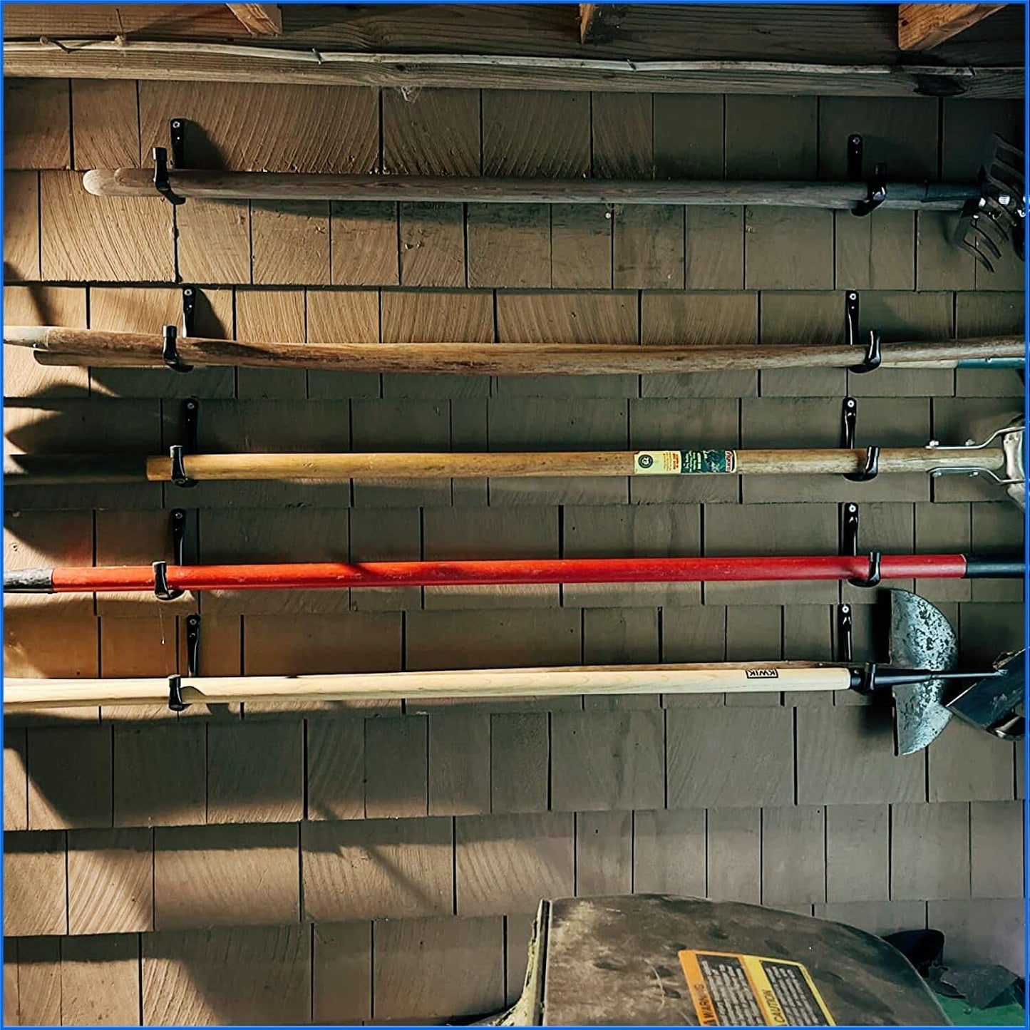 Garage Storage Hooks, 16 Pcs Heavy Duty Wall Mount J Utility Hangers for Tools, Cable, Extension Cord (‎19G-3.3inch16)