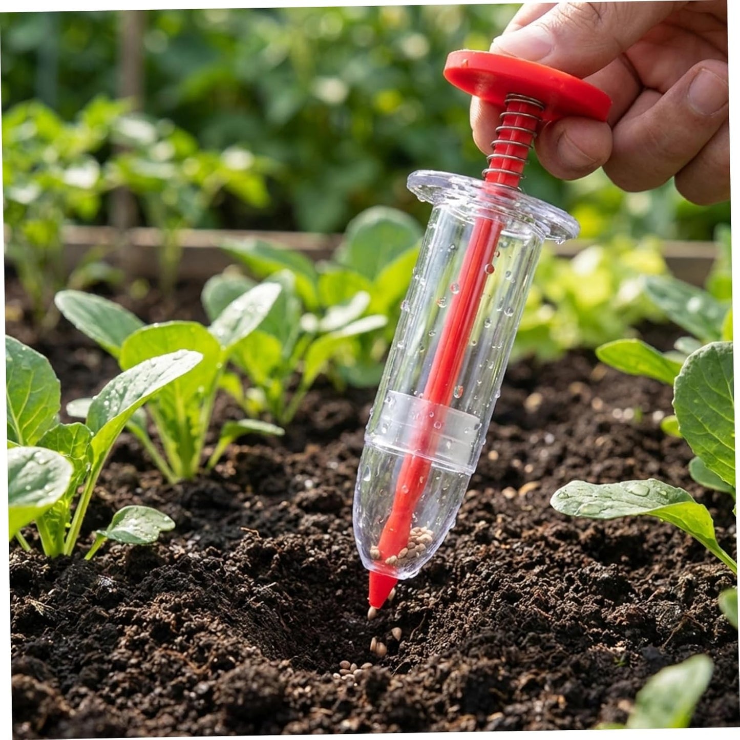3Pcs Seed Planter Tool, Mini Hand Seed Dispenser for Precise Planting, Garden Seeder for Small Seeds Planter