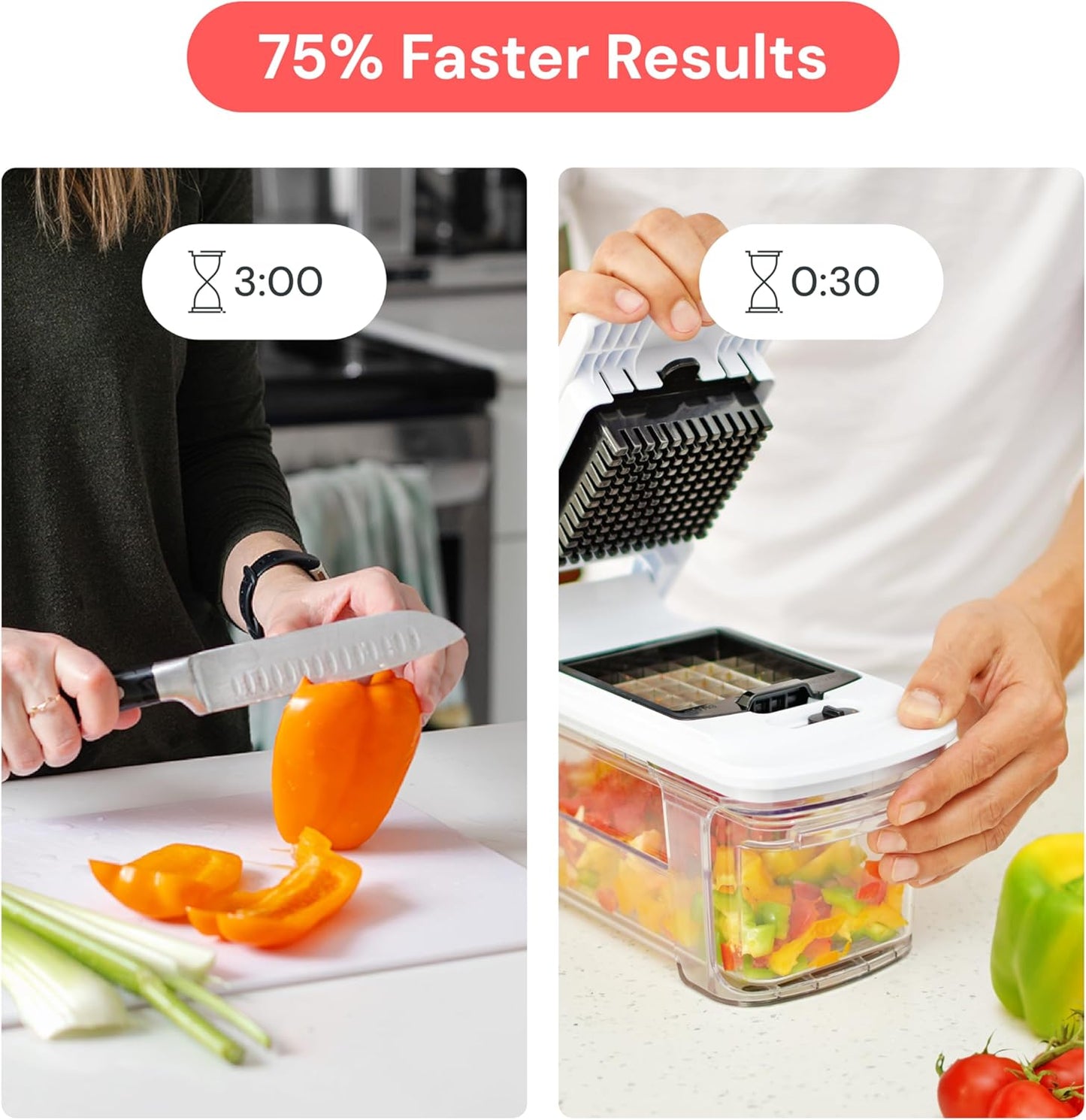 Fullstar XL Vegetable Chopper & Mandoline Slicer – Vegetable, Onion, P