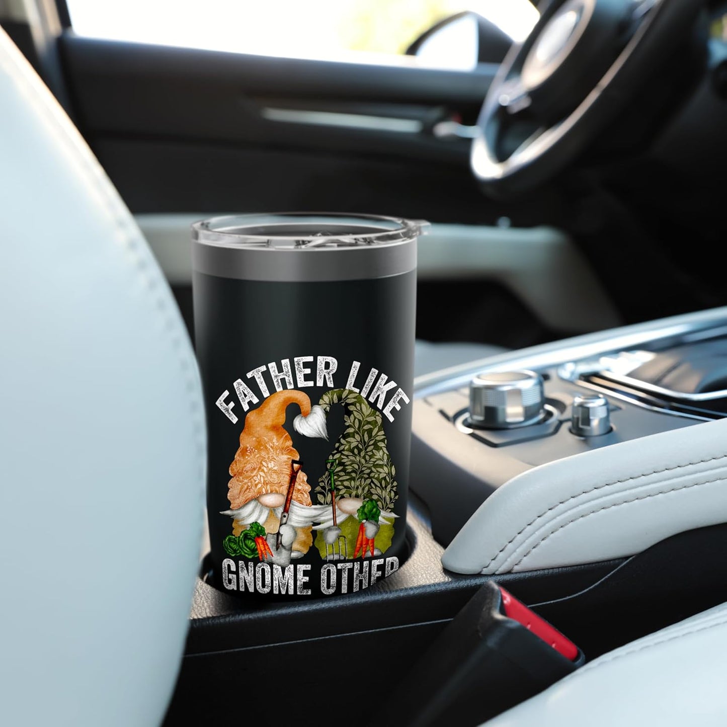 Funny Grandpa Gnomes With Garden Tools For Gardener Dad Stainless Stee