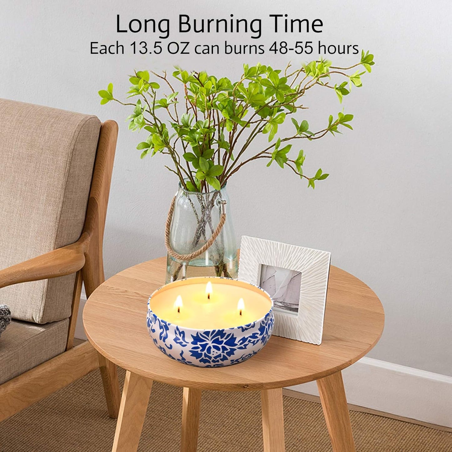 Hausware Citronella Candles Outdoor & Indoor - Large 13.5 oz Scented C