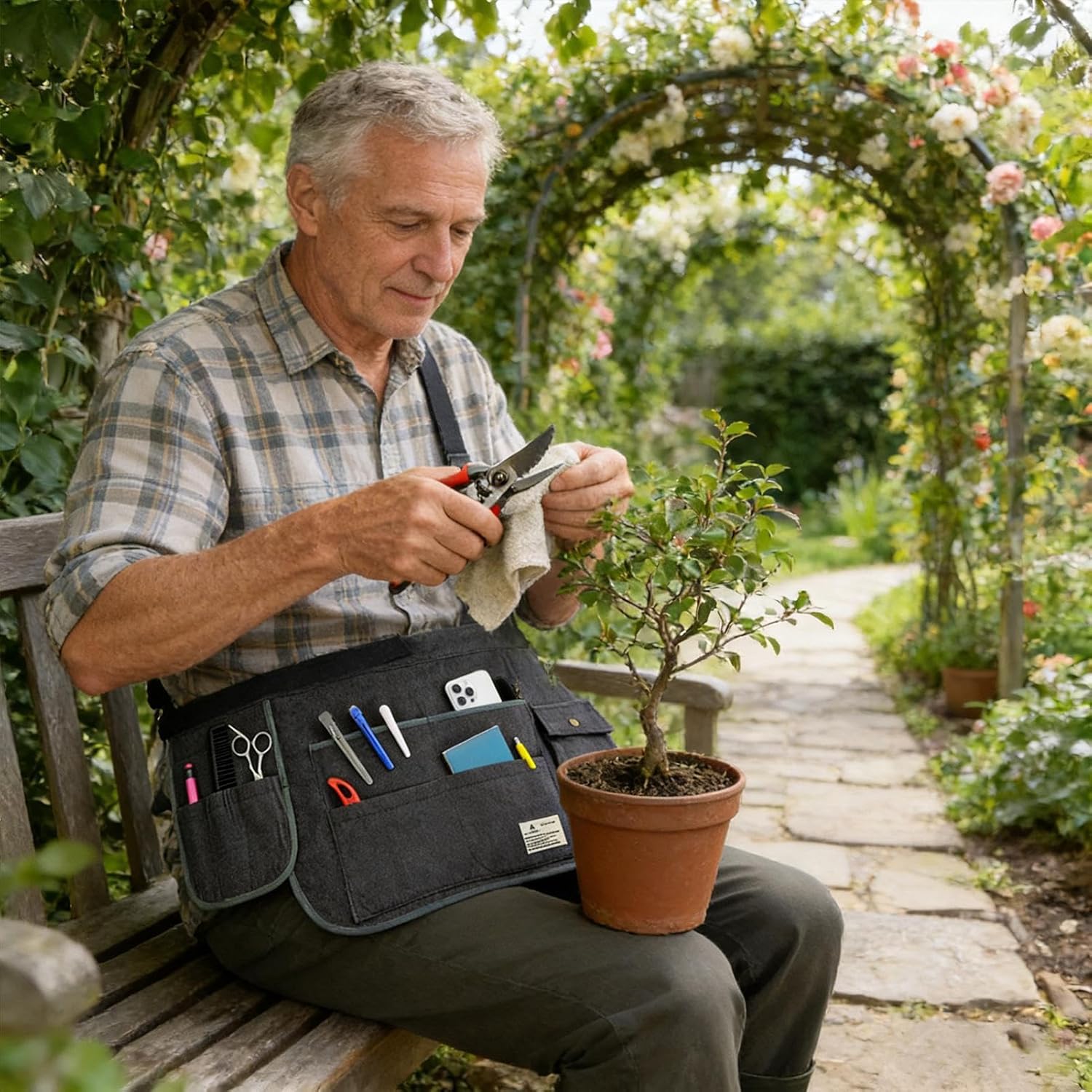 Gardening Aprons - Tools Smock Accessories, Men Harvesting Pouch Apron