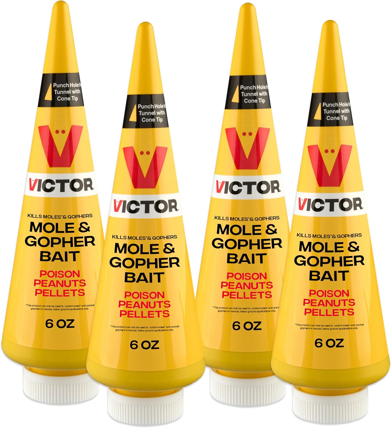 Victor M6006 Outdoor Mole & Gopher Poison Peanuts, Mole and Gopher Kil