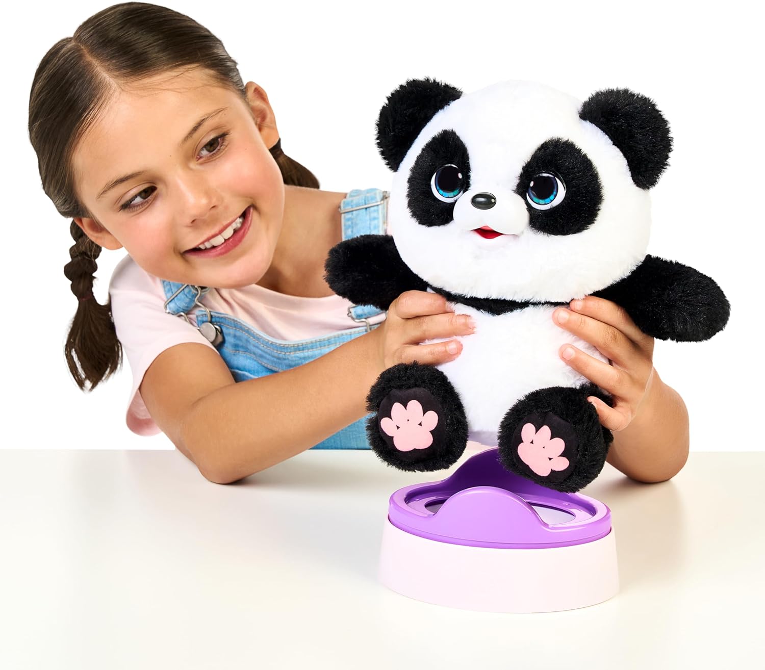 Little Live Pets My Baby Panda ChuChu Plush - Interactive Sounds, Feed