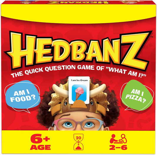 Spin Master Games, Hedbanz 2023 Edition with New Cards, Picture Guessi
