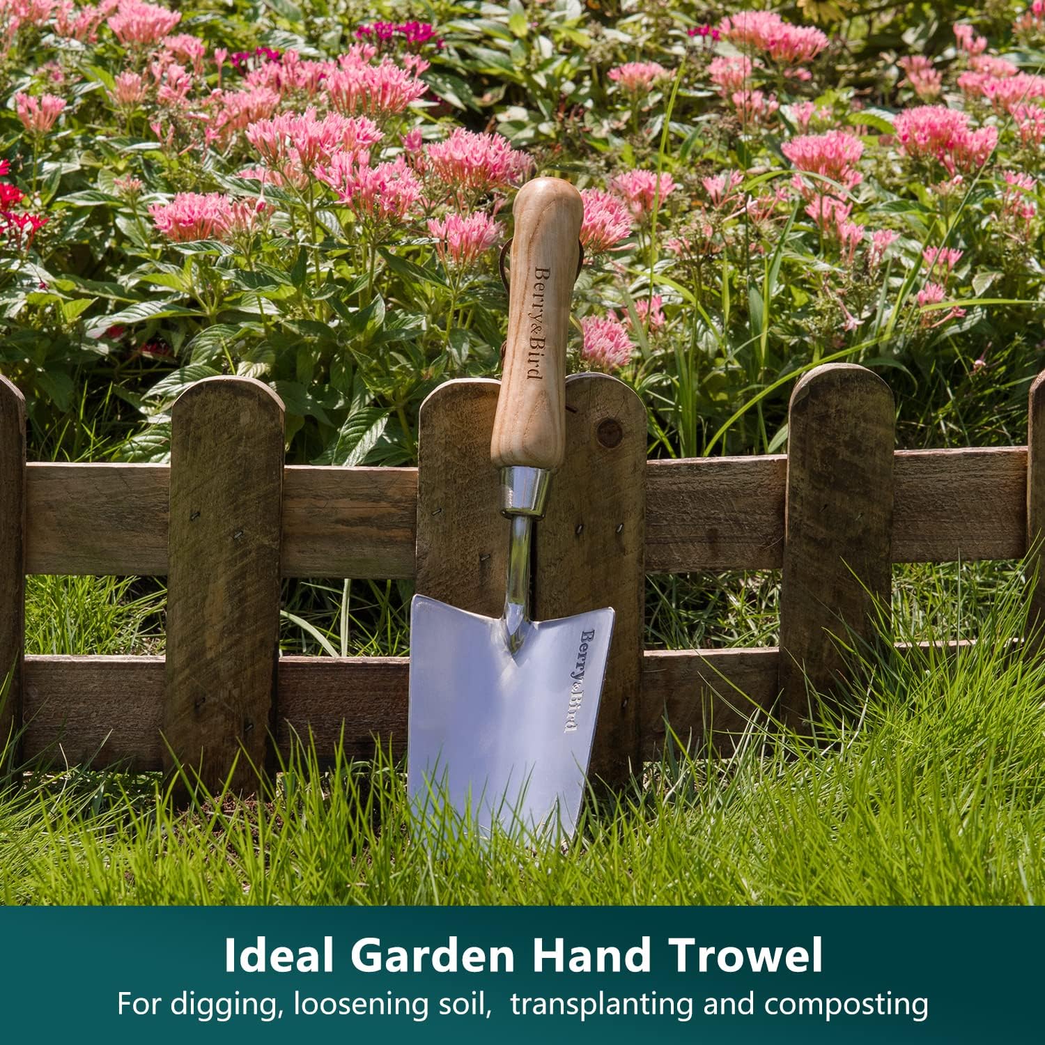 Berry&Bird Gardening Hand Tool Set - 3PCS Stainless Steel Garden Tool 