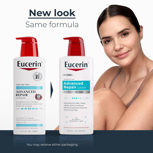 Eucerin Advanced Repair Body Lotion for Very Dry Skin, Unscented Lotio