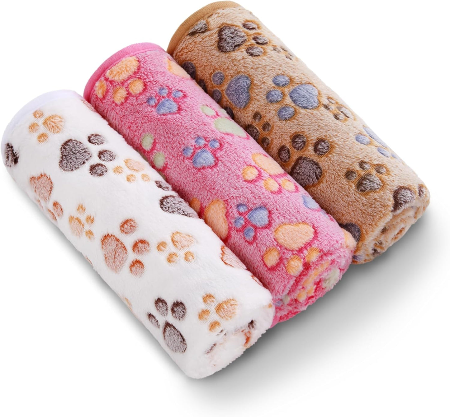 Luciphia 1 Pack 3 Blankets Super Soft Fluffy Premium Fleece Pet Blanke