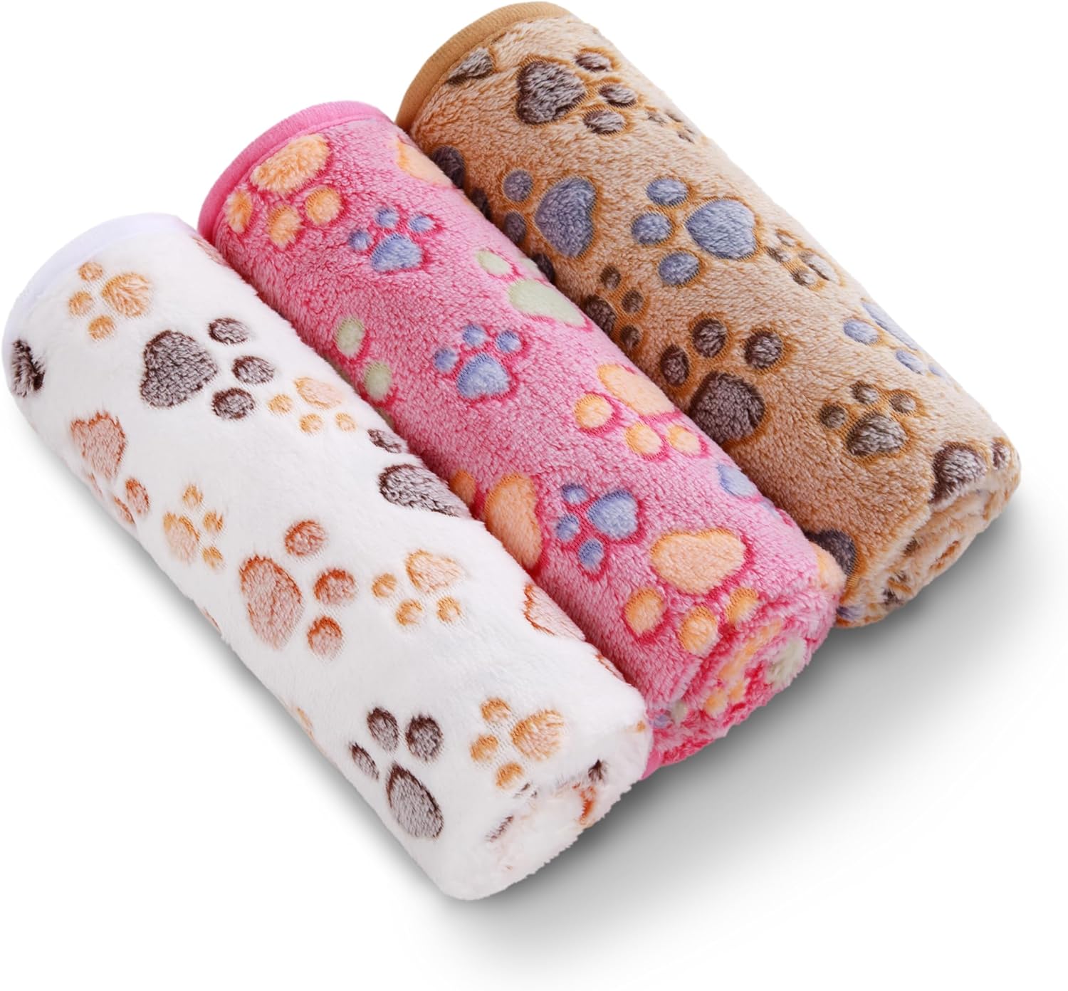 Luciphia 1 Pack 3 Blankets Super Soft Fluffy Premium Fleece Pet Blanke