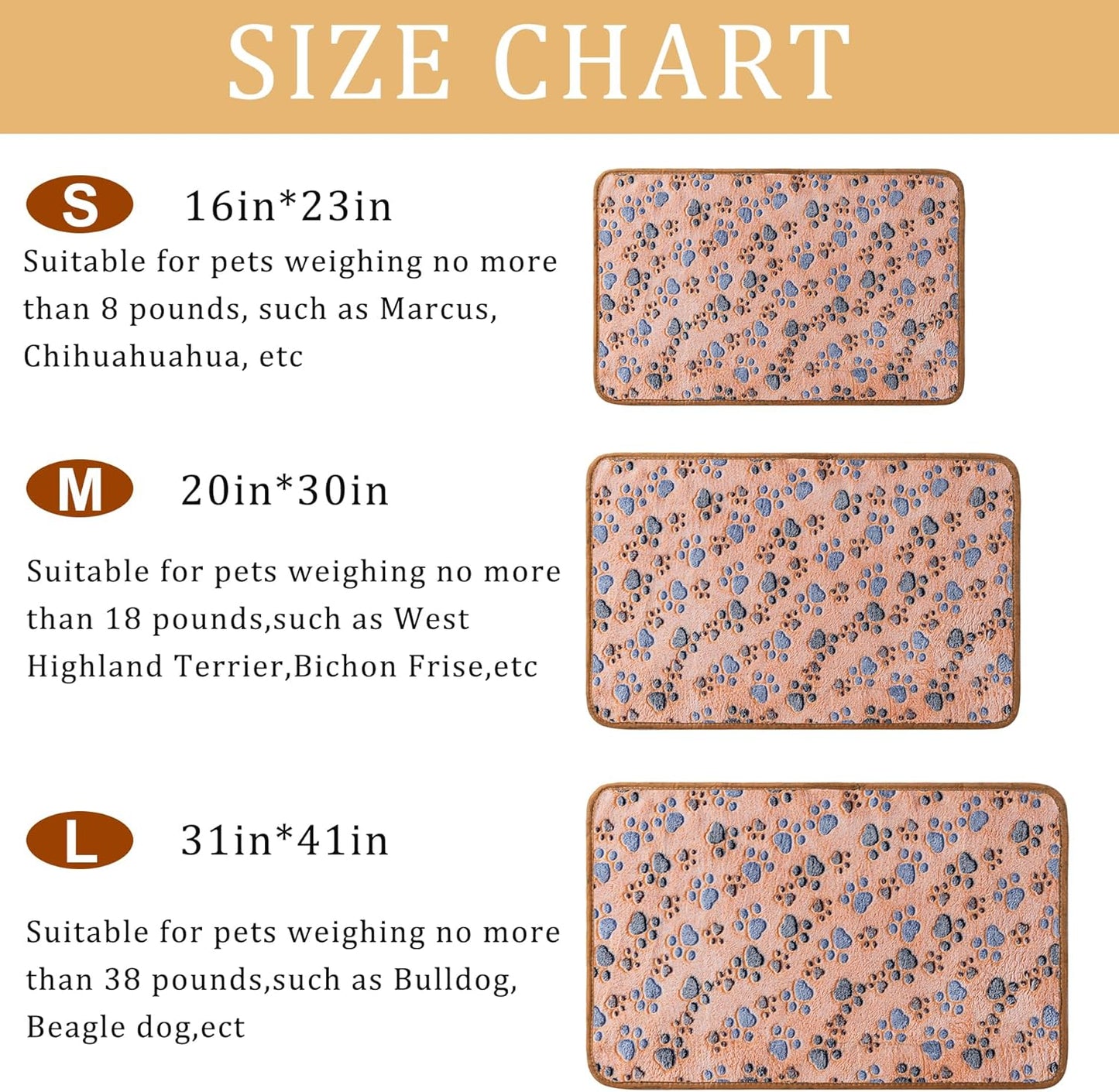 1 Pack 3 Blankets Super Soft Fluffy Premium Fleece Pet Blanket Flannel