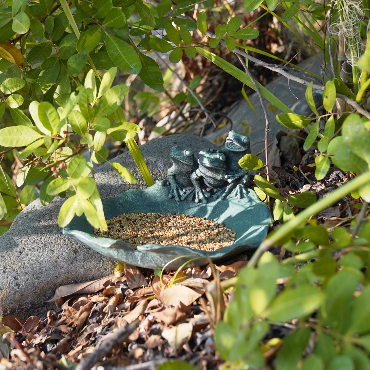 Wild Bird Feeder Birdbath Bowl - Garden Decorations Hummingbird Feeder