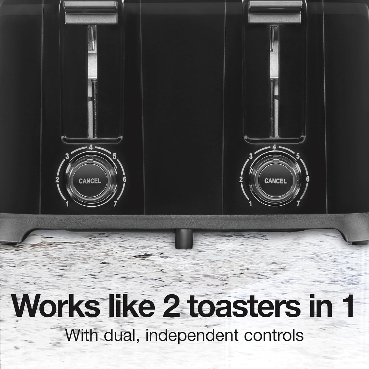 Proctor Silex 4 Slice Toaster with Extra Wide Slots for Bagels, Cool-T
