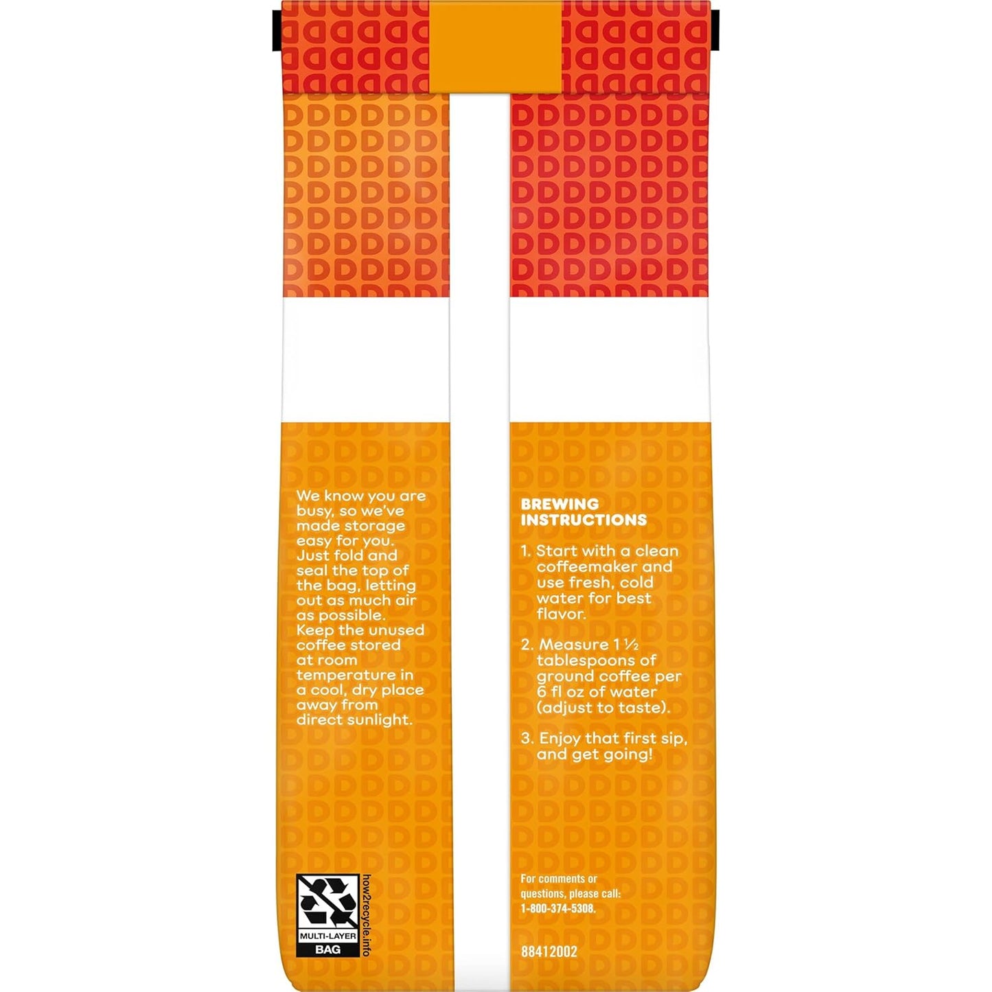 Dunkin' Caramel Me Crazy Flavored Ground Coffee, 11 Ounces