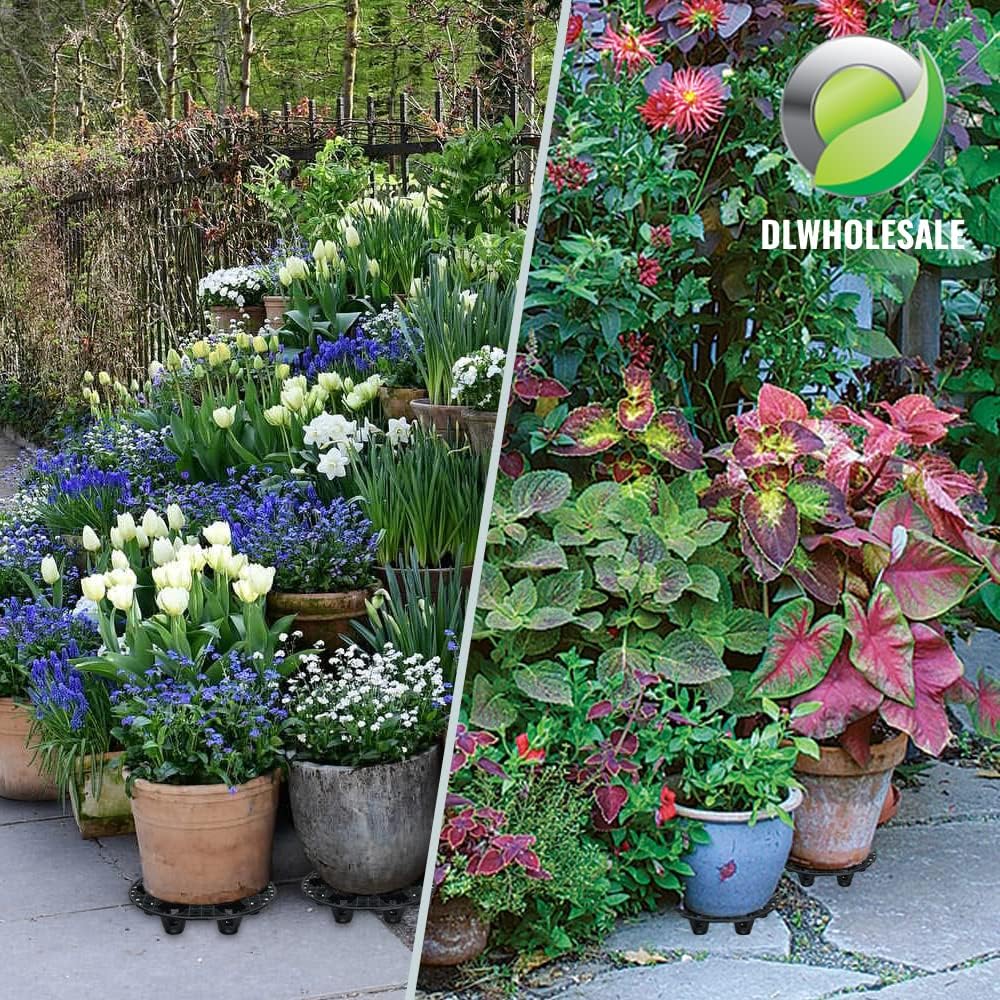 Grow1 16-Inch Pot Elevators for Plants (6-Pack)