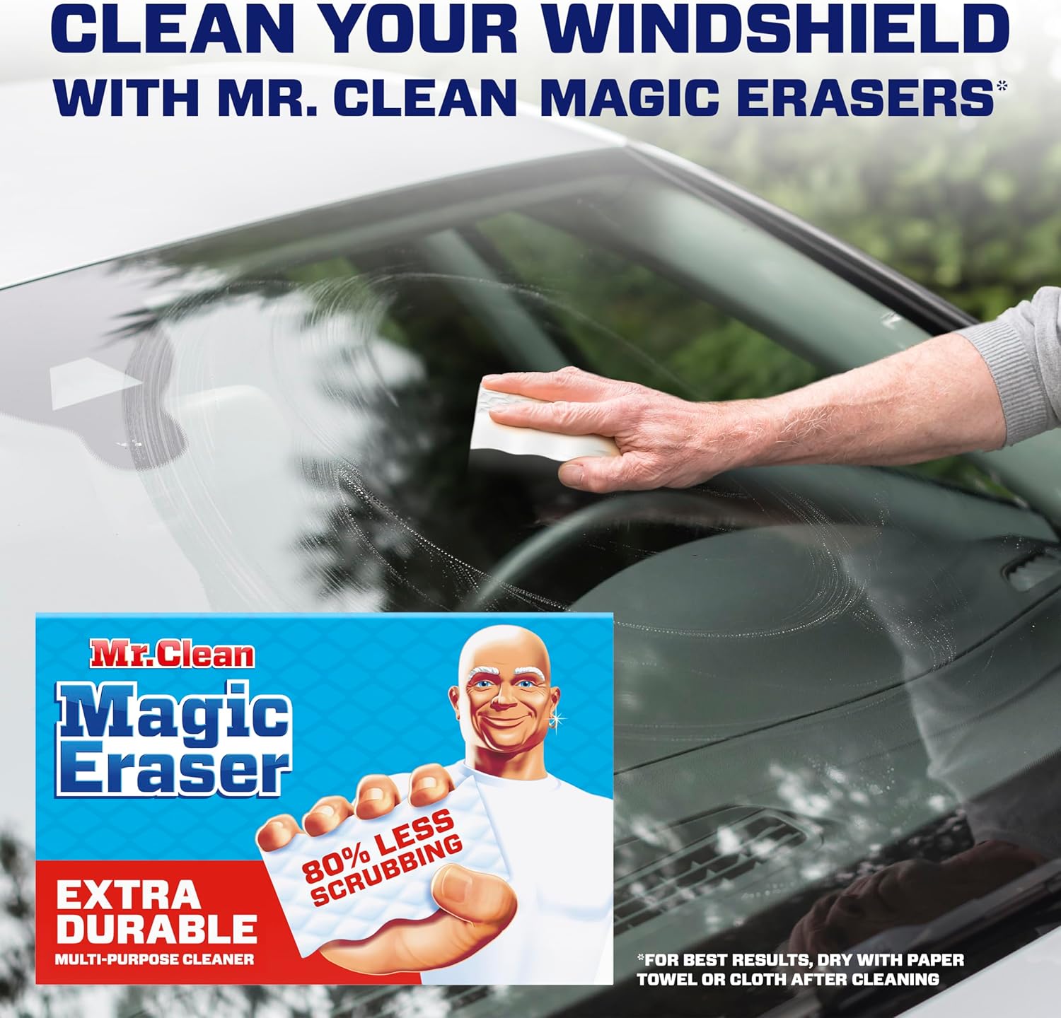 Mr. Clean Magic Eraser Sponge, All Purpose Cleaner, Cleaning Scrubber,