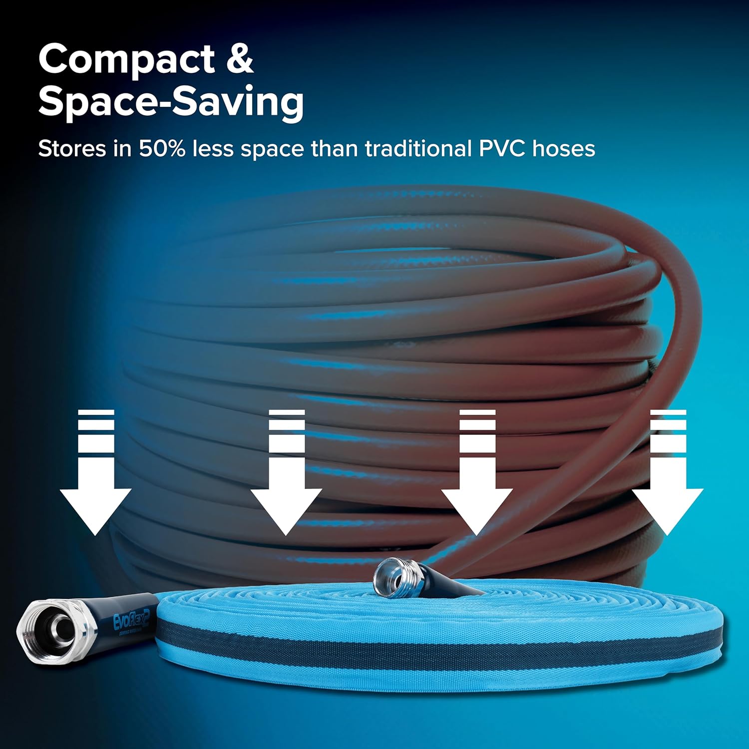 Camco EvoFlex2 25-ft Drinking Water Hose - RV Drinking Water Hose Rein