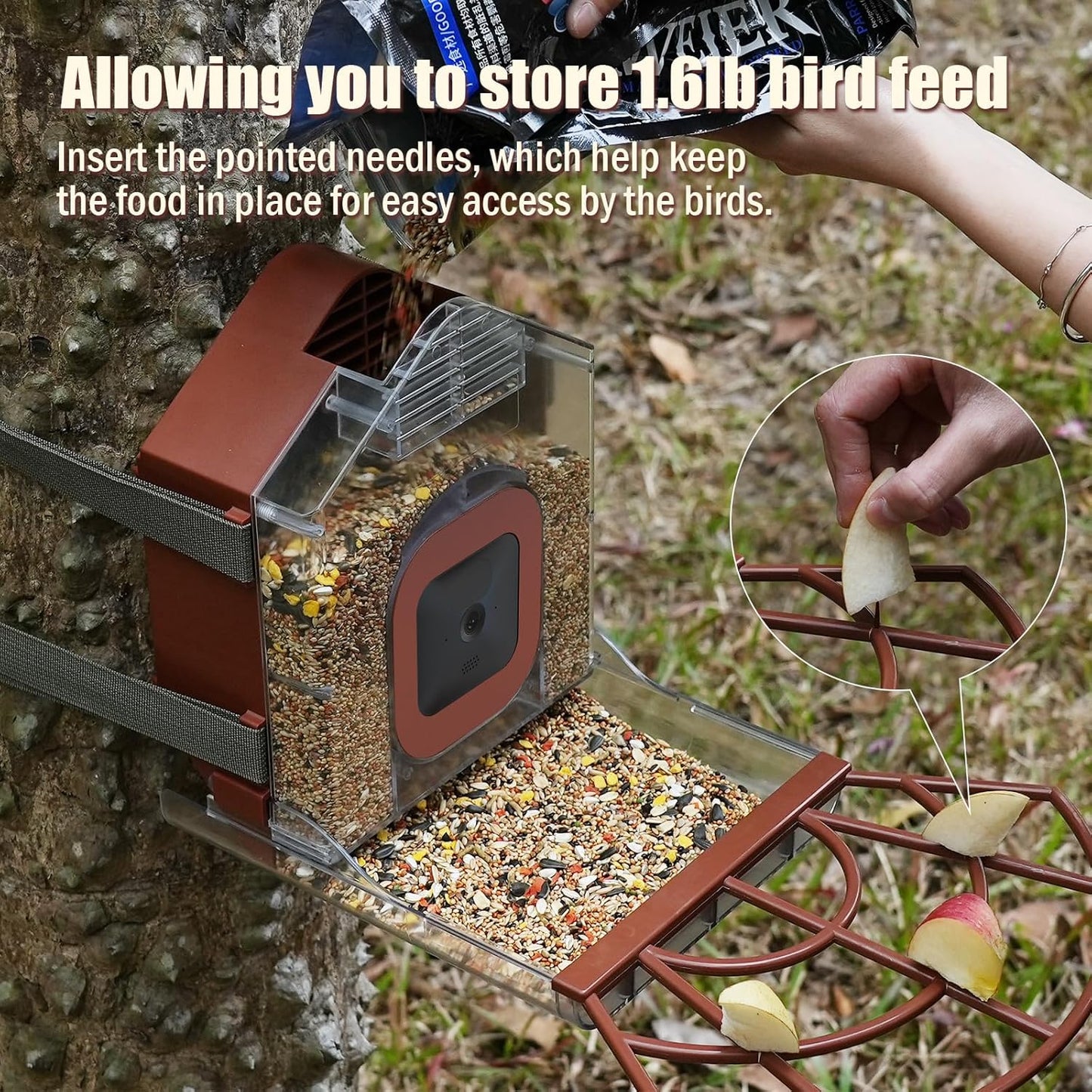 Zivif Bird Feeders for Outdoors, Compatible with Blink Outdoor Camera,