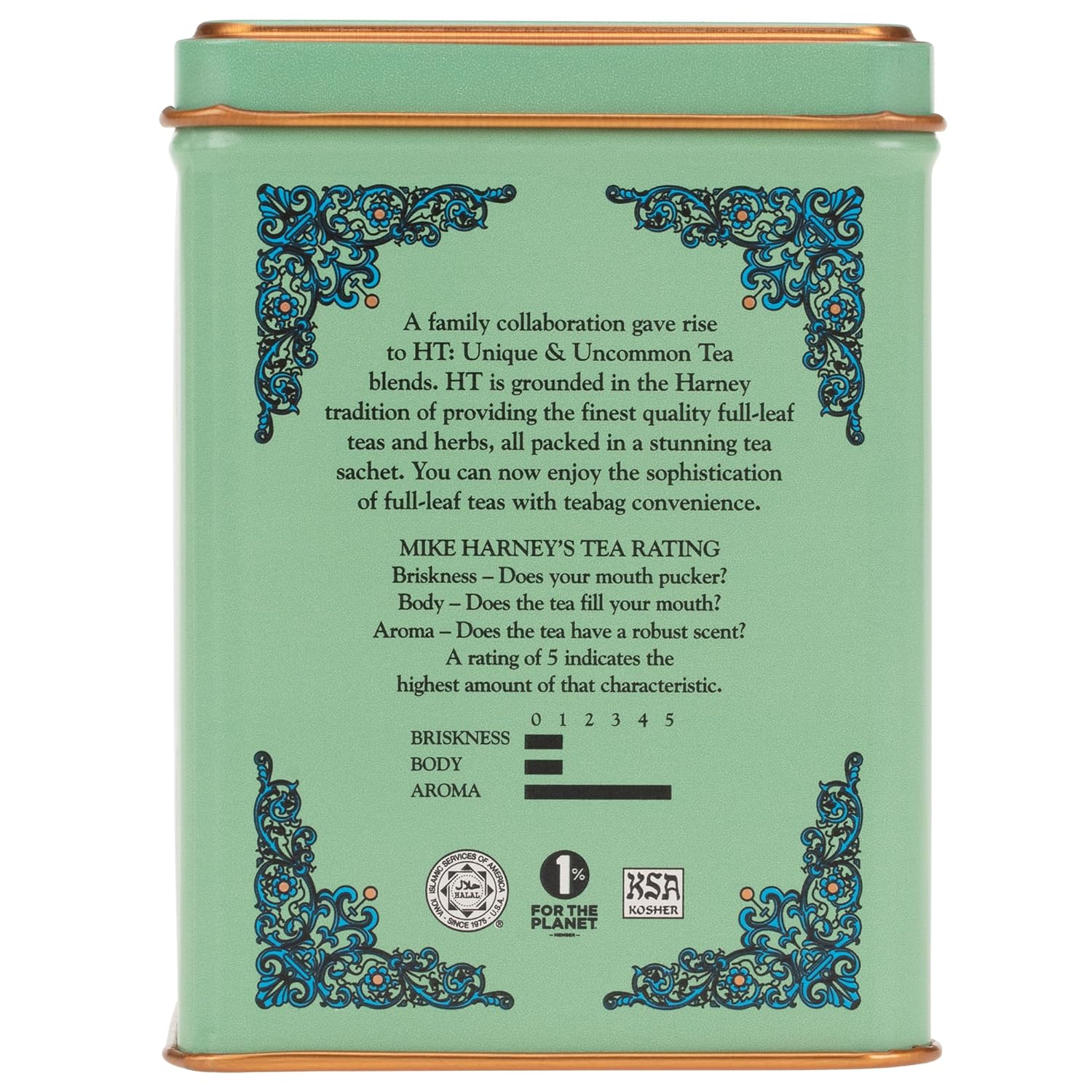 Harney & Sons Peppermint Herbal Tin, 20 Count