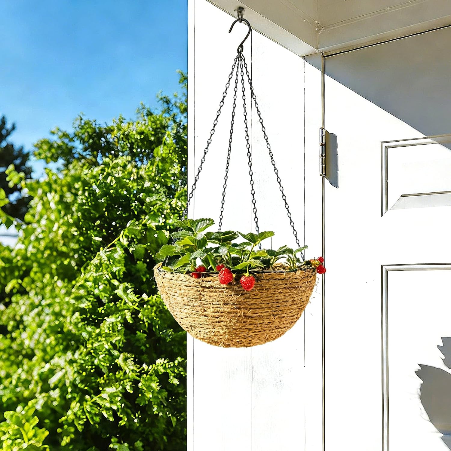 3 Pack 23 Inch Plant Hanger Chains with Hooks - Replacement Hanging Ba