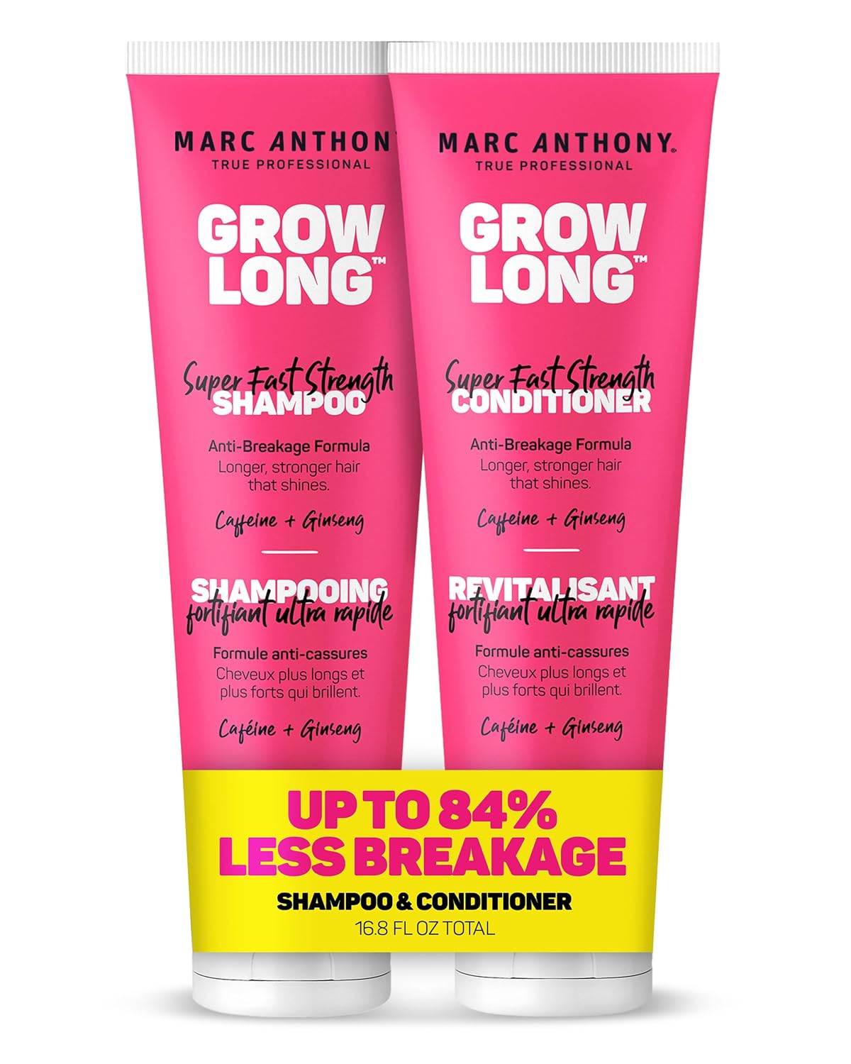 Marc Anthony Shampoo and Conditioner Gift Set, Grow Long Biotin - Anti