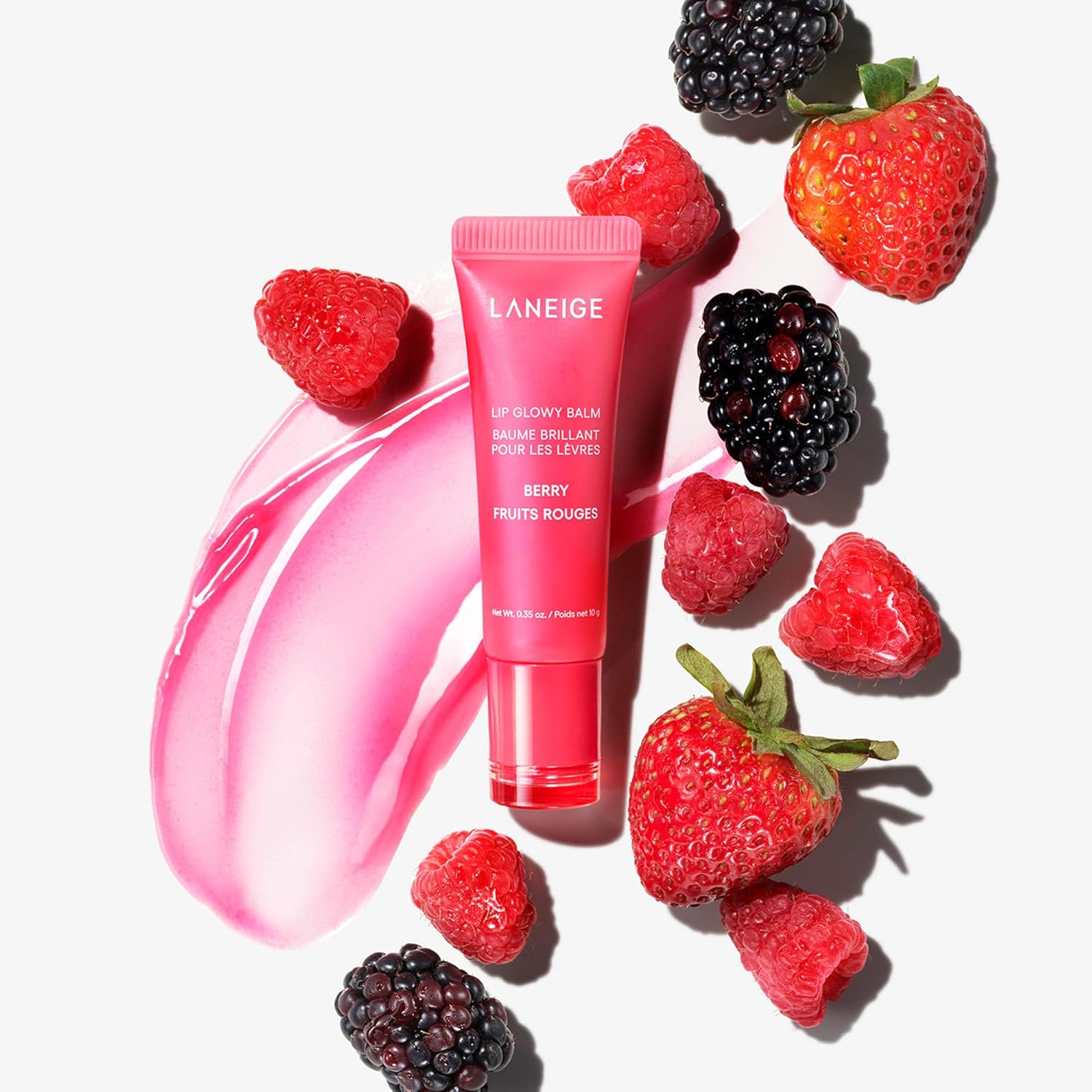 LANEIGE Lip Glowy Balm: Sheer Tinted Lip Moisturizer with Shea Butter,
