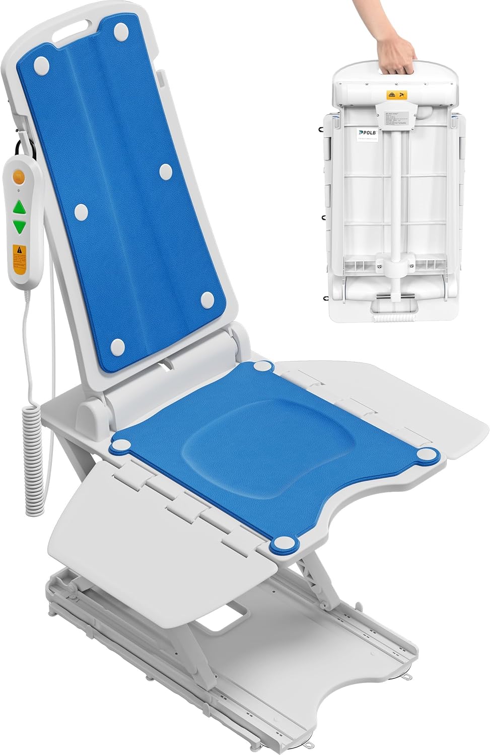 Electric Chair Lift - Floor Lift for Elderly Falls, Support Up to 308 