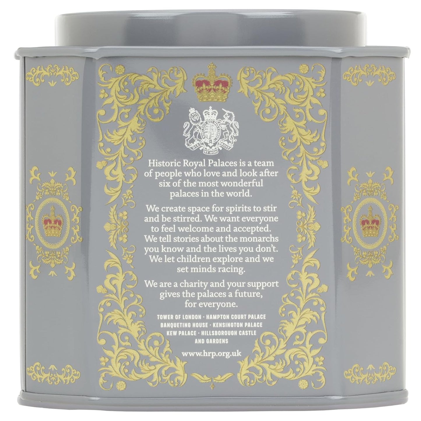 Harney & Sons Victorian London Fog Tea, Black and Oolong Tea with Citrus, Vanilla and Lavender | 30 Sachets, Historic Royal Palaces Collection (Tin Design May Vary)