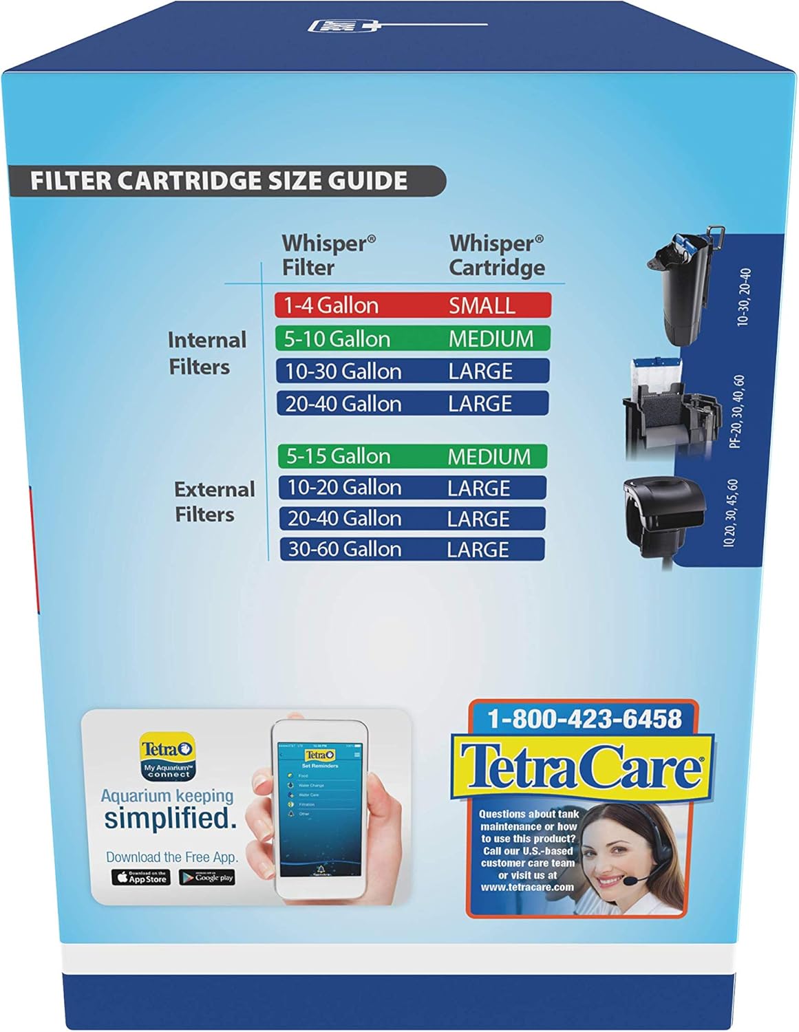 Tetra Whisper Bio-Bag Filter Aquarium Cartridges, Large Filter for Fre