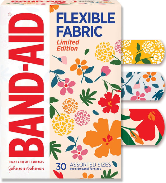Band-Aid Brand Flexible Fabric Adhesive Bandages, Comfortable Flexible