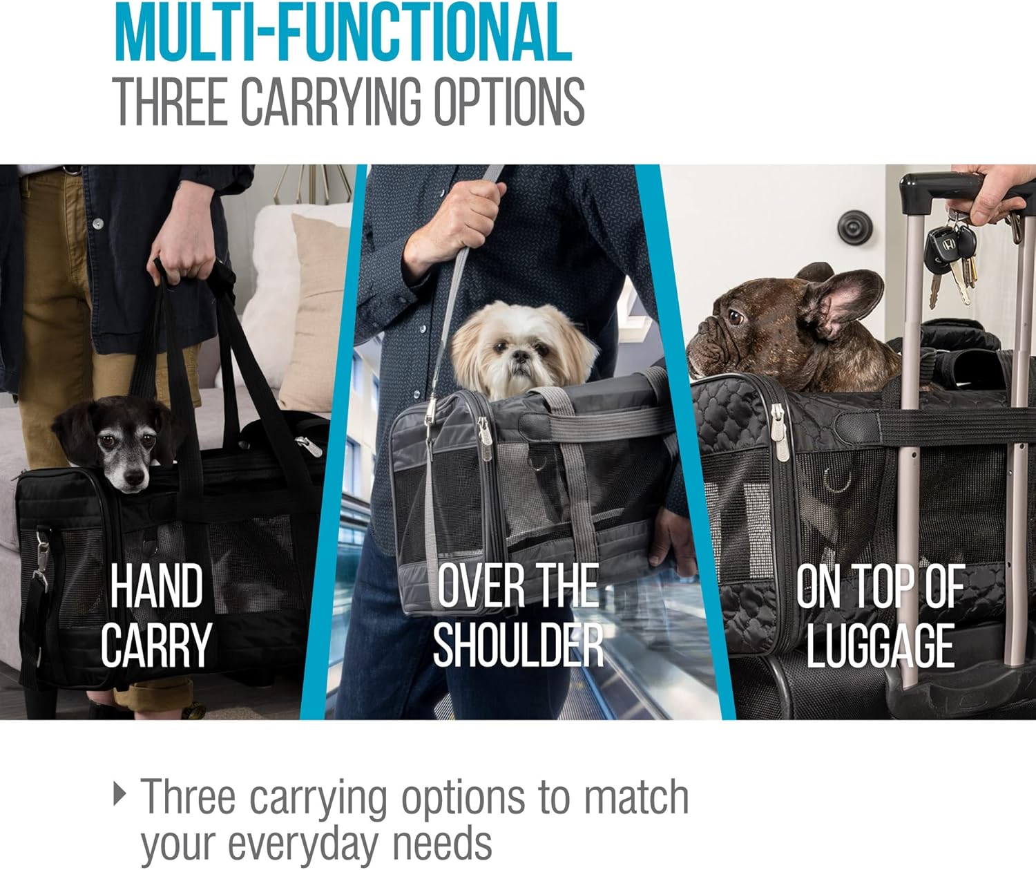Sherpa Delta Airlines Travel Pet Carrier, Airline Approved & Guarantee
