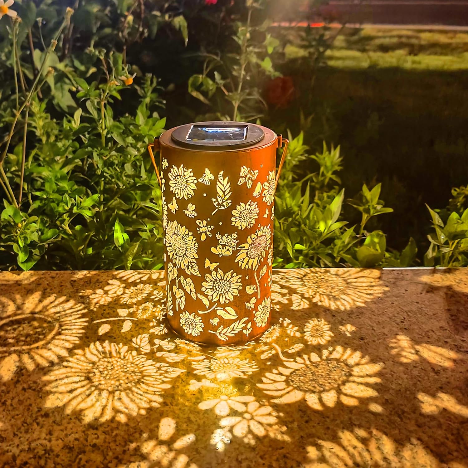 Birthday Gifts for Women Mom Grandma, Sunflower Solar Lanterns Outdoor