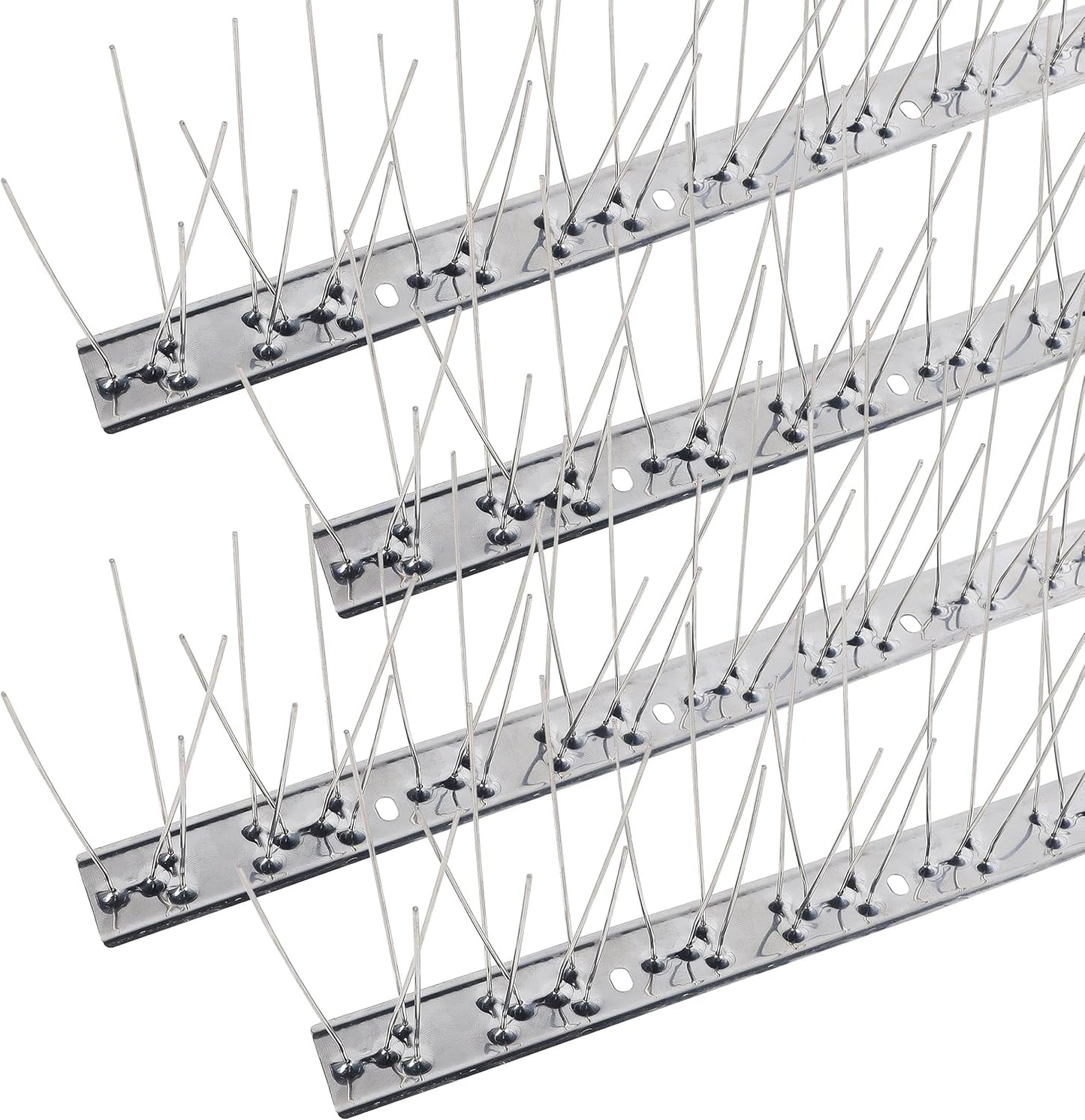 Hausse Stainless Steel Bird Spikes 4 Pack, Squirrel Small Birds Pigeon
