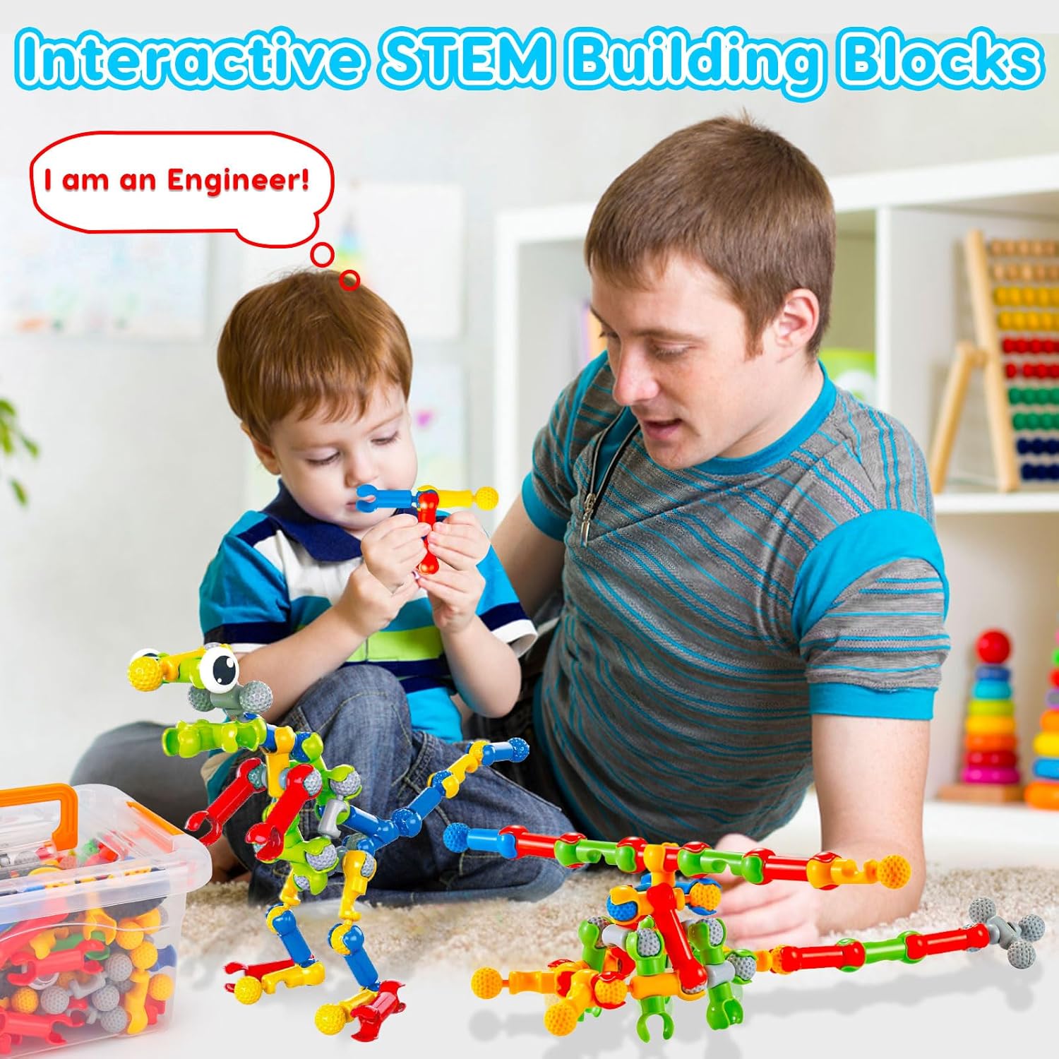 Kids STEM Building Toys for 3 4 5 6 7 8+ Year Old Boy Girl Birthday Gi