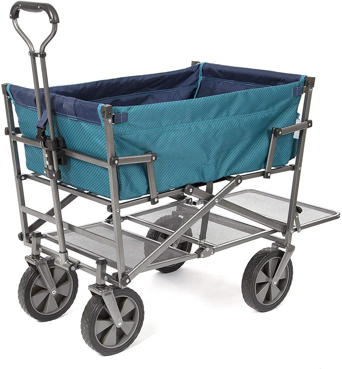 MacSports Double Decker Wagons Carts Portable Lightweight Utility Cart