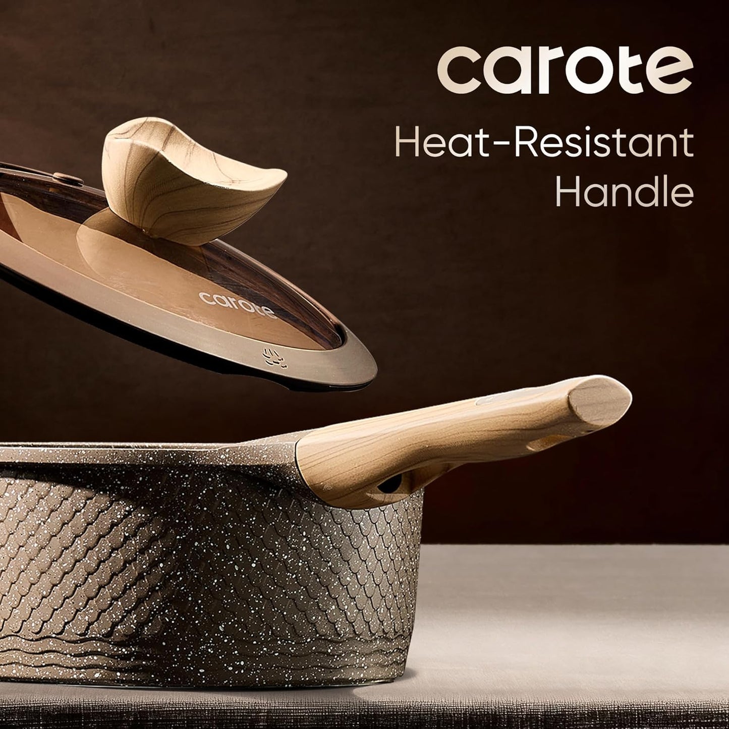 CAROTE 26PCS Pots and Pans Set Non Stick, Cookware Set Pots and Pans I