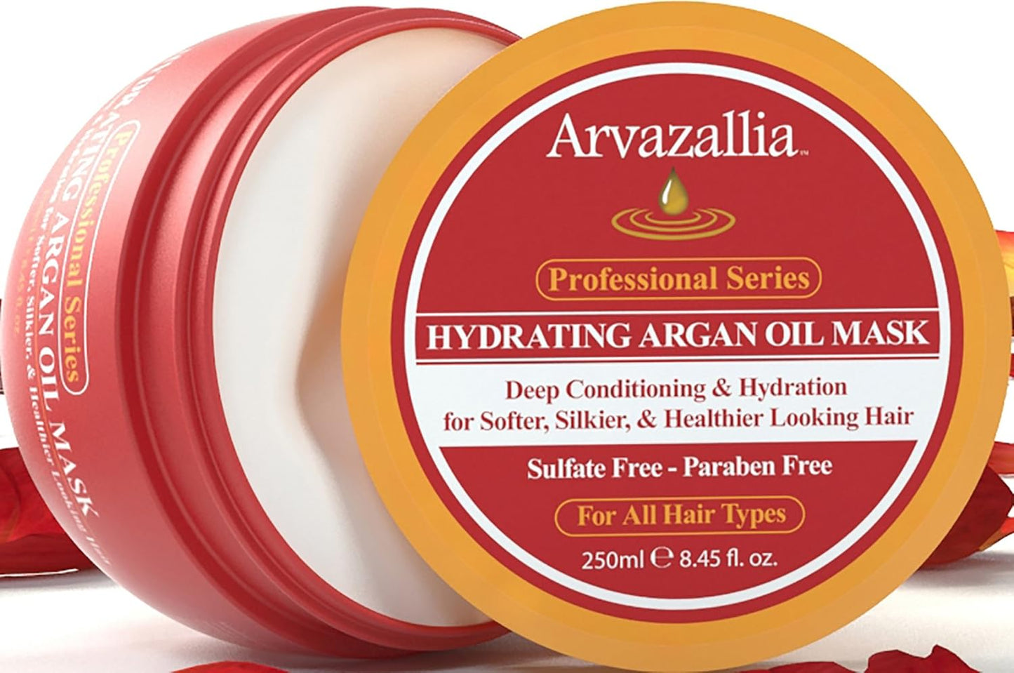 Arvazallia Hydrating Argan Oil Hair Mask and Deep Conditioner for Dry 