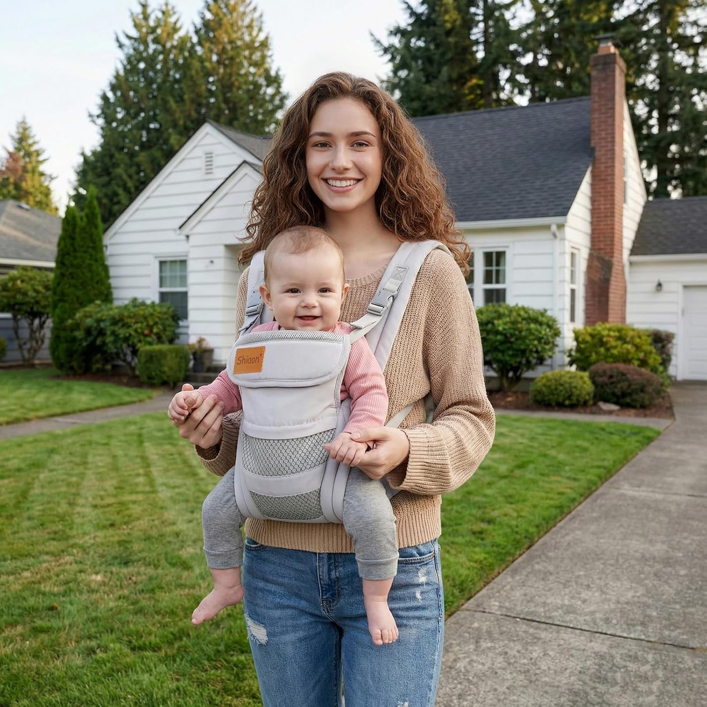 Baby Carrier Newborn to Toddler(7-30lbs), Toddler Carrier with Adjusta