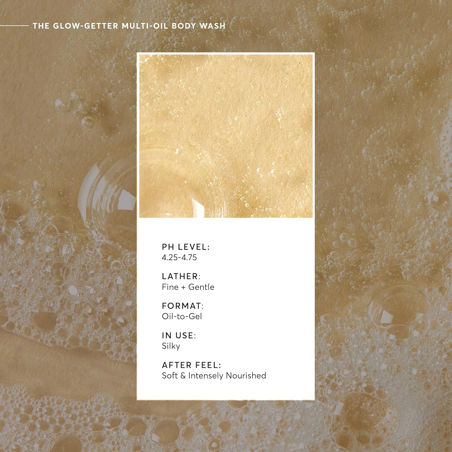 Naturium The Glow Getter Multi-Oil Hydrating Body Wash, Gentle Cleanse