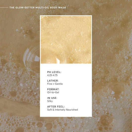 Naturium The Glow Getter Multi-Oil Hydrating Body Wash, Gentle Cleanse