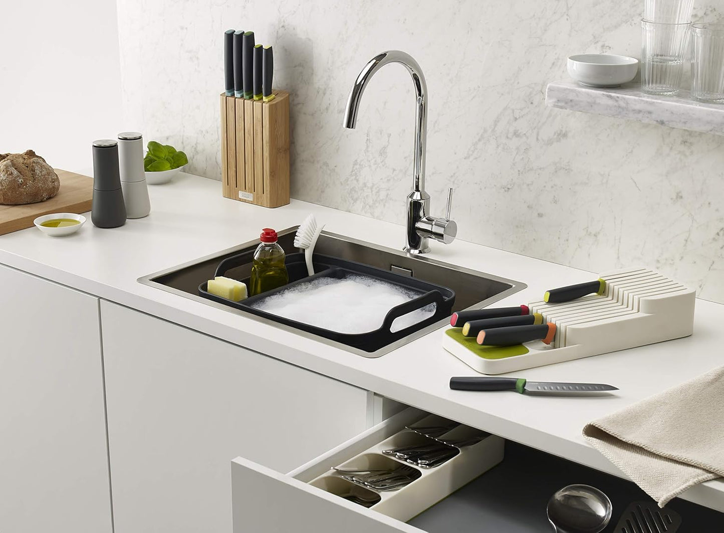 Joseph Joseph DrawerStore Knife Organizer, holds up to 9 knives, Kitch