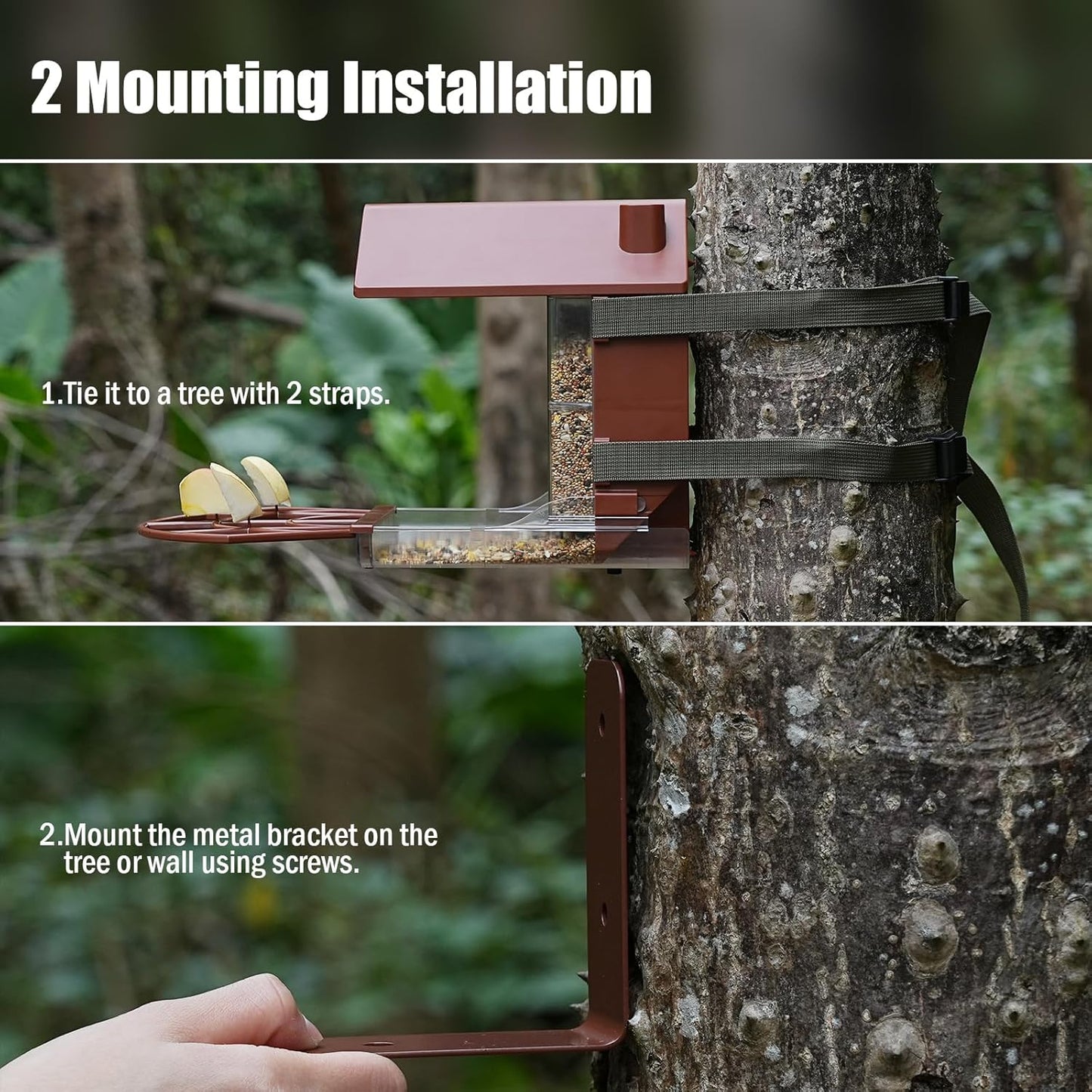Zivif Bird Feeders for Outdoors, Compatible with Blink Outdoor Camera,