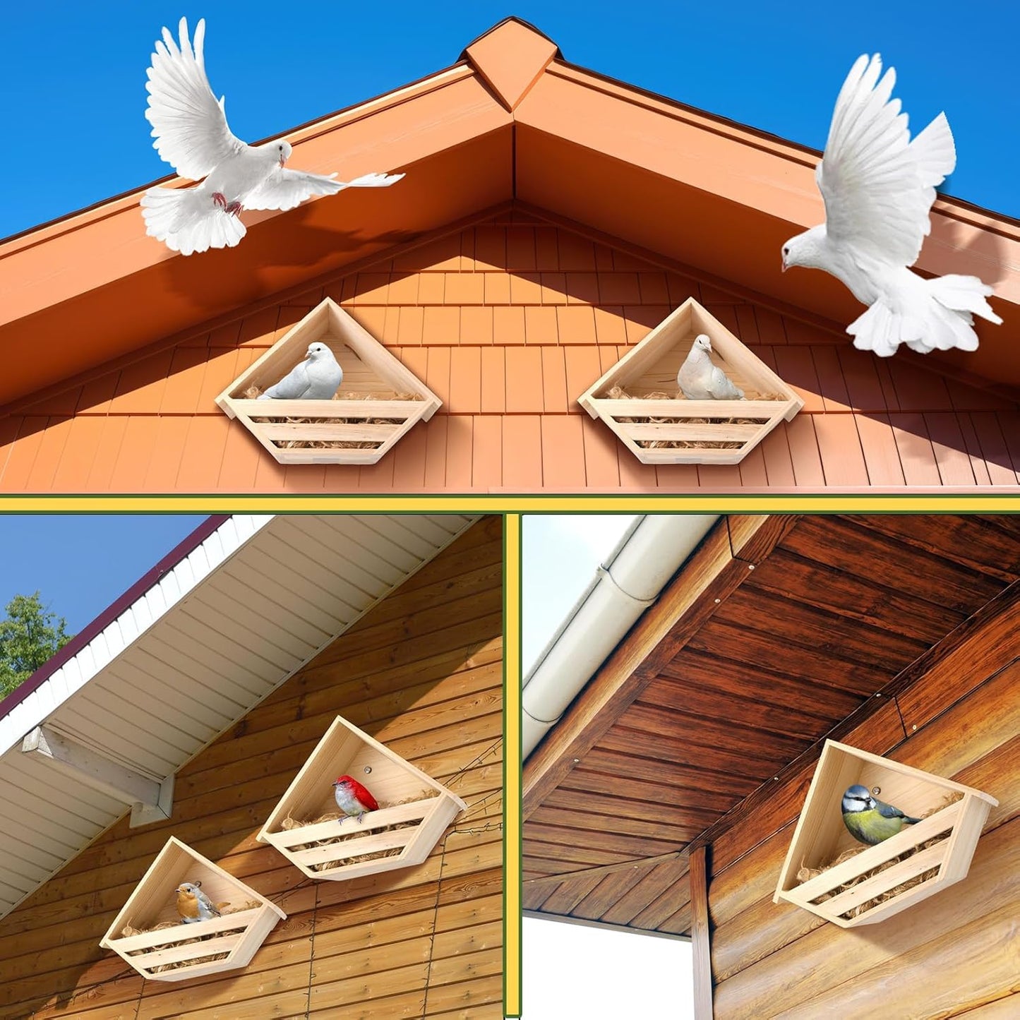 Cedar Dove Nesting Box Mourning Dove Nesting Box Bird Nesting Material