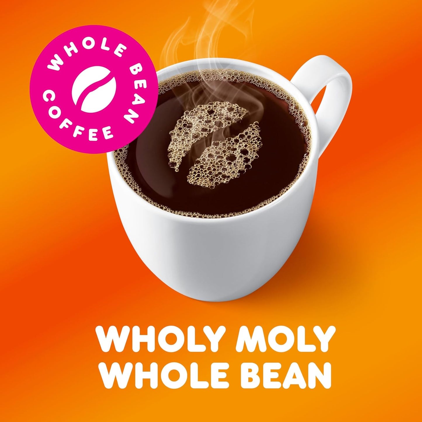 Dunkin' Original Blend Medium Roast Whole Bean Coffee, 12 Ounces (Pack of 6)