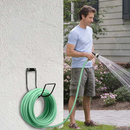 Garden Hose Holder Wall Mount,Heavy Duty Hose Hook Hanger for Water Ho